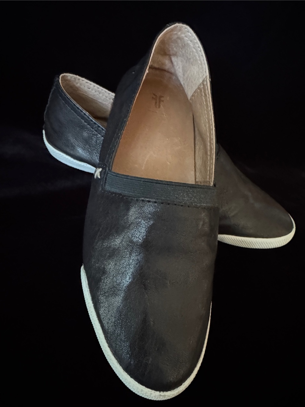 FRYE Melanie Leather Slip-Ons
